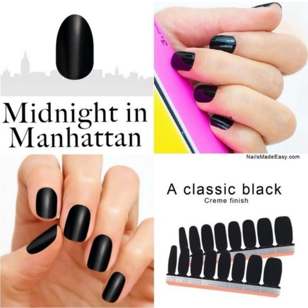 172. Color Street Nail Polish Strips - Midnight in Manhattan